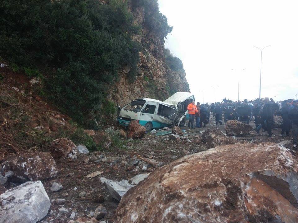 Béjaïa sept (07) morts et 13 blessés dans un éboulement de terrain à